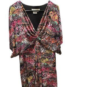 Multicolor Maggie London Batwing dress.  BEAUTIFUL